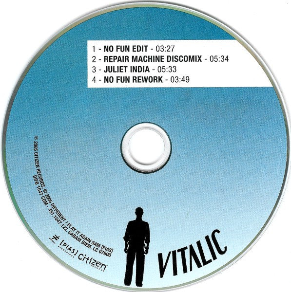 Vitalic : No Fun (CD, Maxi)