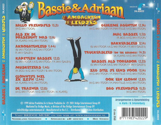 Bassie & Adriaan : 12 Ambachten 13 Liedjes (CD, Comp, RE)