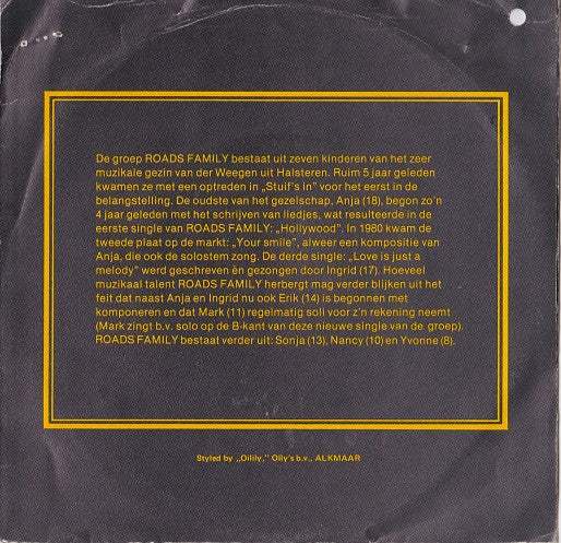 Roads Family : Since I Met You (7", Single)