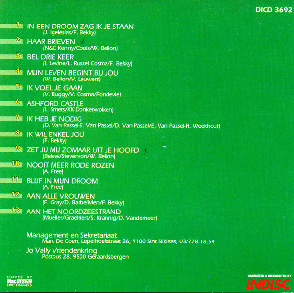 Jo Vally : In Een Droom (CD, Album)