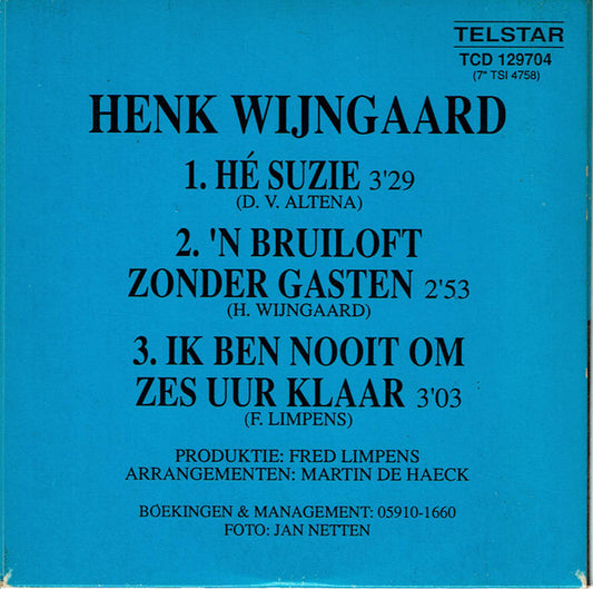Henk Wijngaard : Hé Suzie (CD, Single)