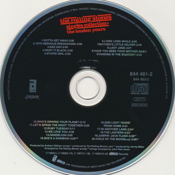 The Rolling Stones : Singles Collection* (The London Years) (3xCD, Comp, RE, RM)