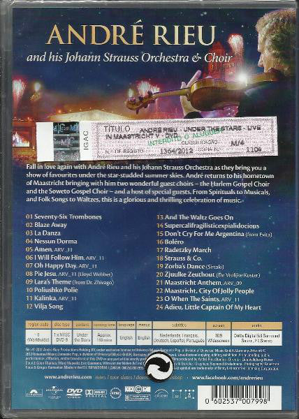 André Rieu And His Johann Strauß Orchestra & André Rieu Choir : Under The Stars (Live In Maastricht V) (DVD-V, NTSC)