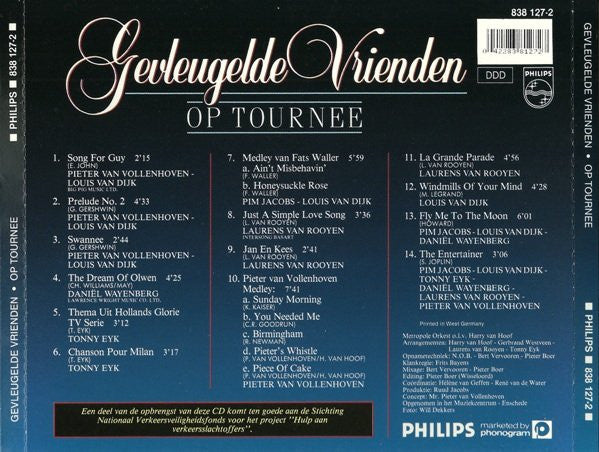 De Gevleugelde Vrienden : Op Tournee (CD, Album)