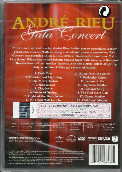 André Rieu : Gala Concert (DVD-V, PAL)