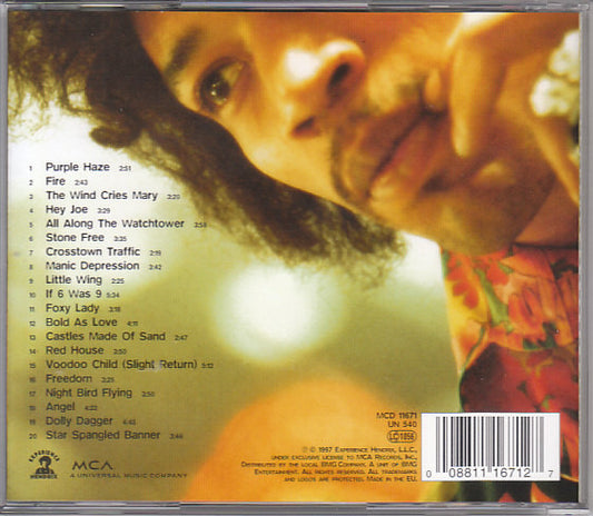 Jimi Hendrix : Experience Hendrix - The Best Of Jimi Hendrix (CD, Comp, RE, RM, O-C)