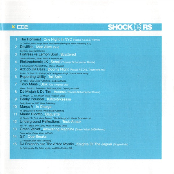 Various : Shockers - Extreme Audio (2xCD, Comp)