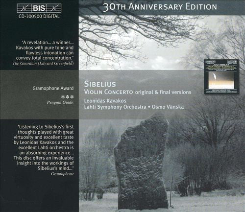 Jean Sibelius, Λεωνίδας Καβάκος, Lahti Symphony Orchestra, Osmo Vänskä : Violin Concerto In D Minor, Op. 47 (Both Versions) (CD, Album, RE, Sli)