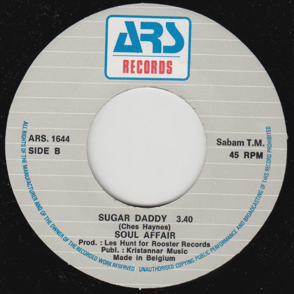 Soul Affair (2) : Slow Down (7", Single)