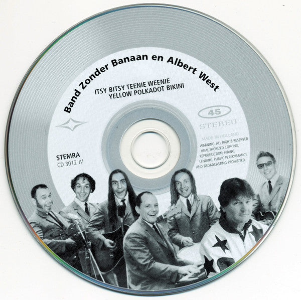 Band Zonder Banaan En Albert West : Itsy Bitsy Teenie Weenie Yellow Polkadot Bikini (CD, Single)