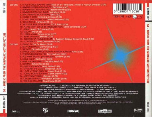 Various : 54 (Music From The Miramax Motion Picture) (2xCD, Comp)