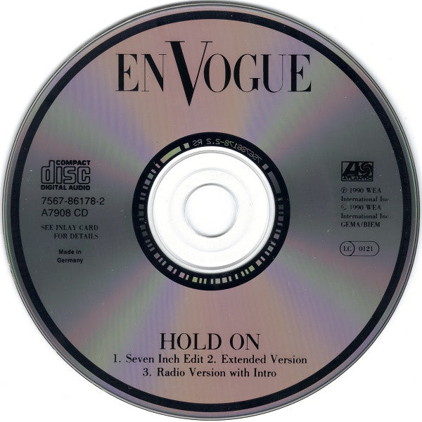 En Vogue : Hold On (CD, Single)