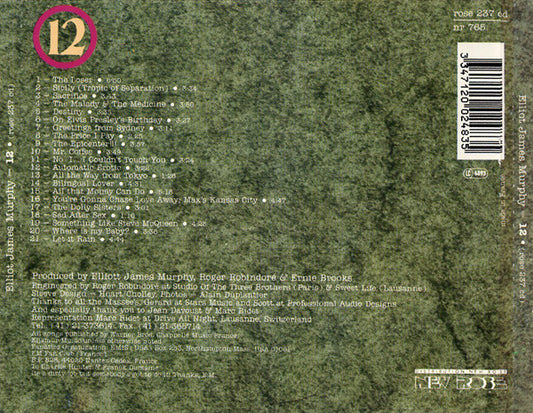 Elliott Murphy : 12 (CD, Album)
