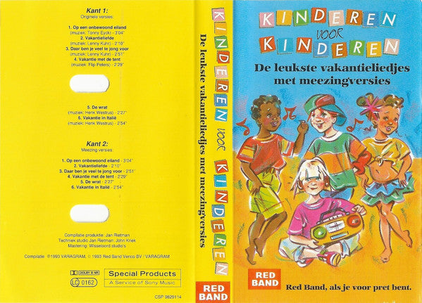 Kinderen voor Kinderen : De Leukste Vakantieliedjes Met Meezingversies (Cass, Comp)