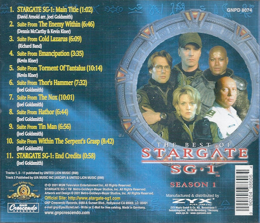 Various : The Best Of Stargate SG-1 Season 1 (CD, Comp, RE)