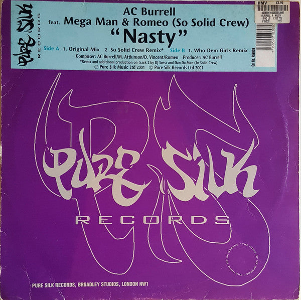 AC Burrell Feat. Megaman & Romeo : Nasty (12")
