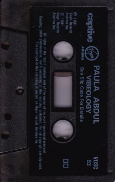 Paula Abdul : Vibeology (Cass, Single)