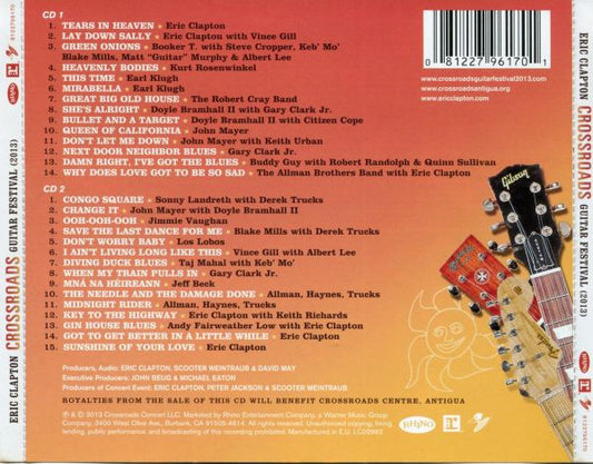 Eric Clapton : Crossroads Guitar Festival 2013 (2xCD, Album)