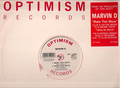 Marvin D (2) : Make That Move (12")