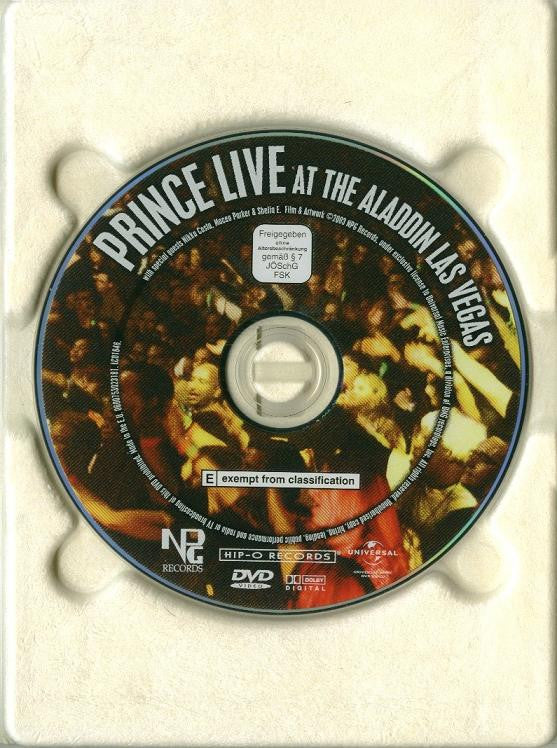Prince : Live At The Aladdin Las Vegas (DVD, PAL, Dig)