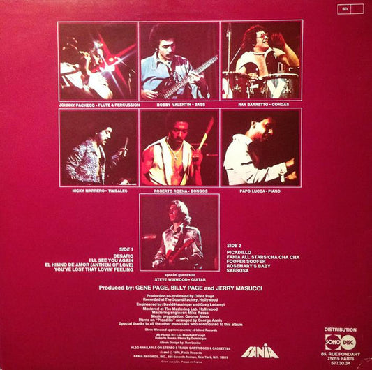 Fania All Stars : Delicate & Jumpy (LP, Album, RE)