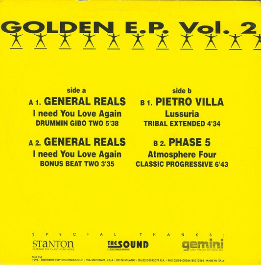 Various : Subway Golden EP. Vol. 2 (12")