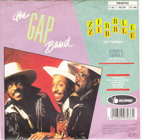 The Gap Band : Zibble Zibble (Get The Money) (7", Single)