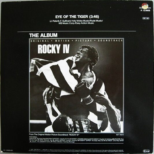 Survivor : Burning Heart / Eye Of The Tiger (12", Maxi)