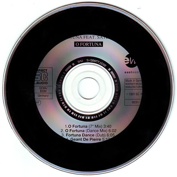 Fortuna Featuring Satenig : O Fortuna (CD, Maxi)