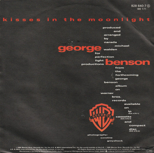George Benson : Kisses In The Moonlight (7", Single)