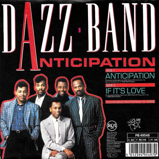 Dazz Band : Anticipation (7")