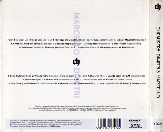 Dimitri Kneppers & DJ Marcello : Chemistry Y2K#1 (2xCD, Mixed)
