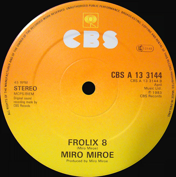 Miro Miroe : Ready Steady (Extended Version) (12", Single)