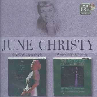 June Christy : Ballads For Night People / The Intimate Miss Christy (CD, Comp, RM)
