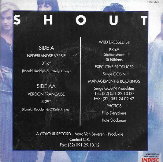 Wild (5) : Shout (7", Single)