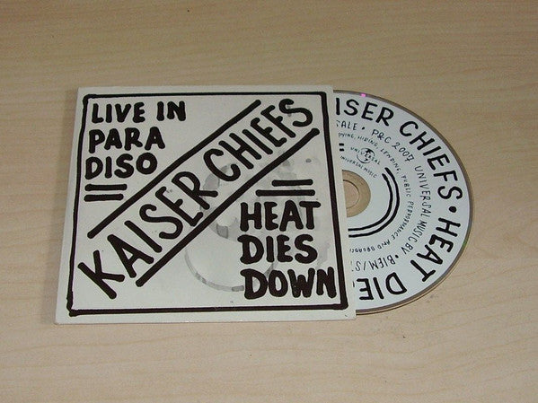 Kaiser Chiefs : Heat Dies Down (CDr, Single, Promo)