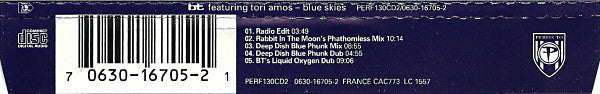 BT Featuring Tori Amos : Blue Skies (CD, Single, CD2)