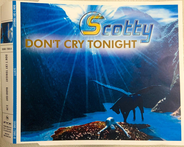 Scotty : Don't Cry Tonight (CD, Promo)