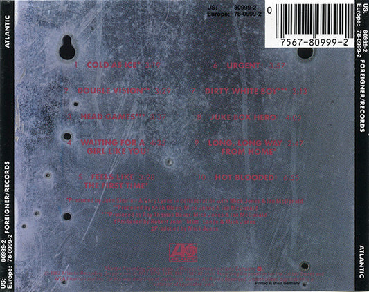 Foreigner : Records (CD, Comp, RE, Tar)