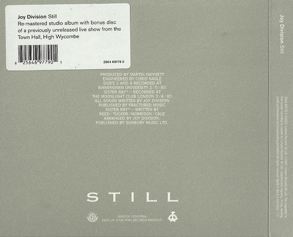 Joy Division : Still (CD, Album, RE, RM + CD, Album + Dig)