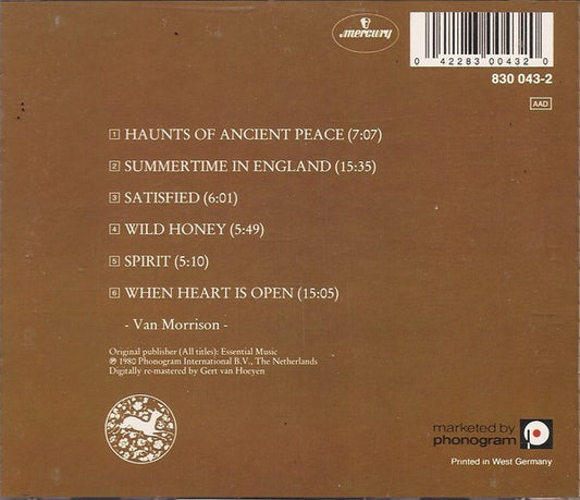 Van Morrison : Common One (CD, Album, RE)