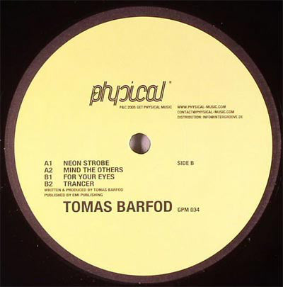 Tomas Barfod : Neon Strobe (12")
