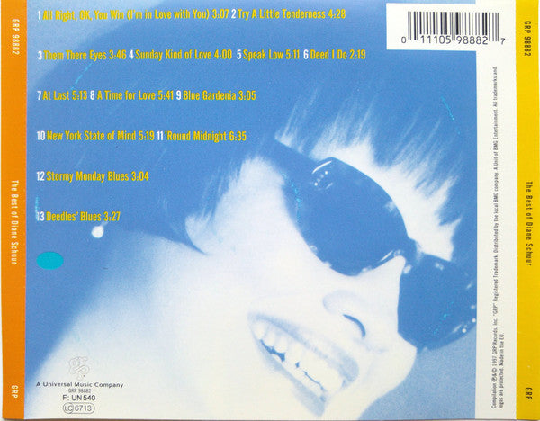 Diane Schuur : The Best Of Diane Schuur (CD, Comp, RE)