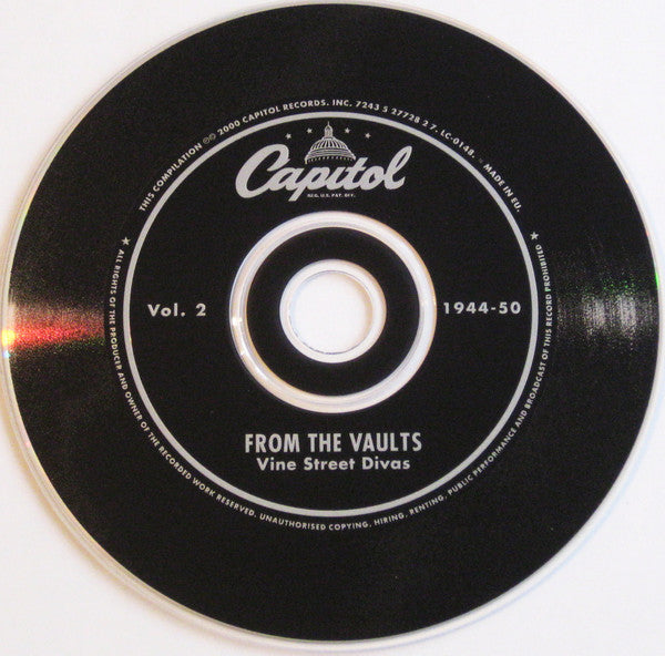 Various : Vine Street Divas: From The Vaults Vol. 2, 1944-50 (CD, Comp)