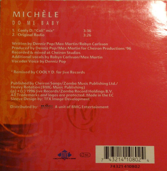 Michèle : Do Me Baby (CD, Single, Car)
