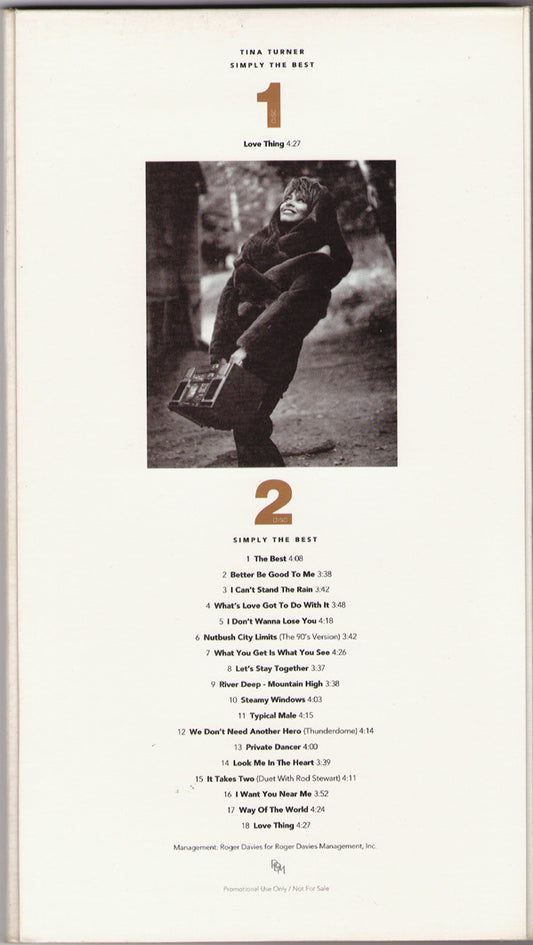 Tina Turner : Simply The Best (2xCD, Comp, Promo, Lon)