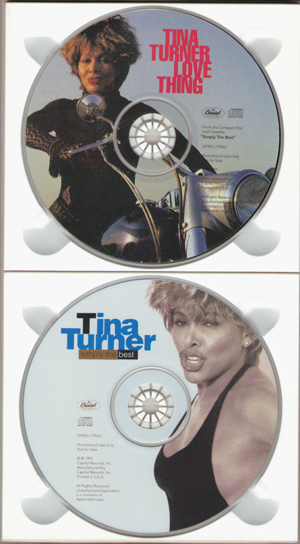 Tina Turner : Simply The Best (2xCD, Comp, Promo, Lon)
