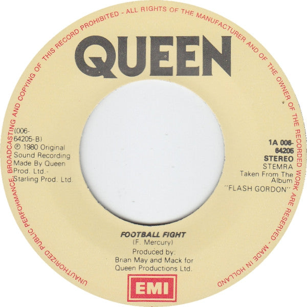 Queen : Flash (7", Single)