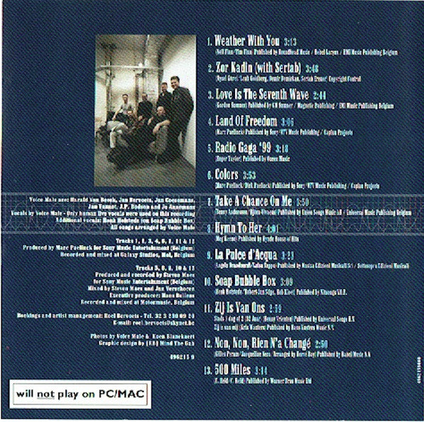 Voice Male : Tour 2001-2002 (CD, Album)