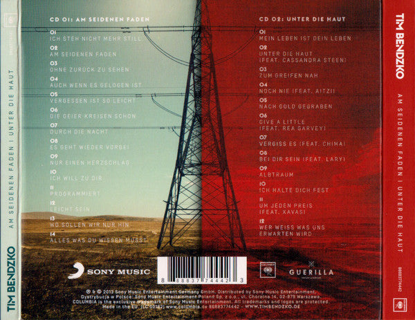 Tim Bendzko : Am Seidenen Faden | Unter Die Haut (2xCD, Album)